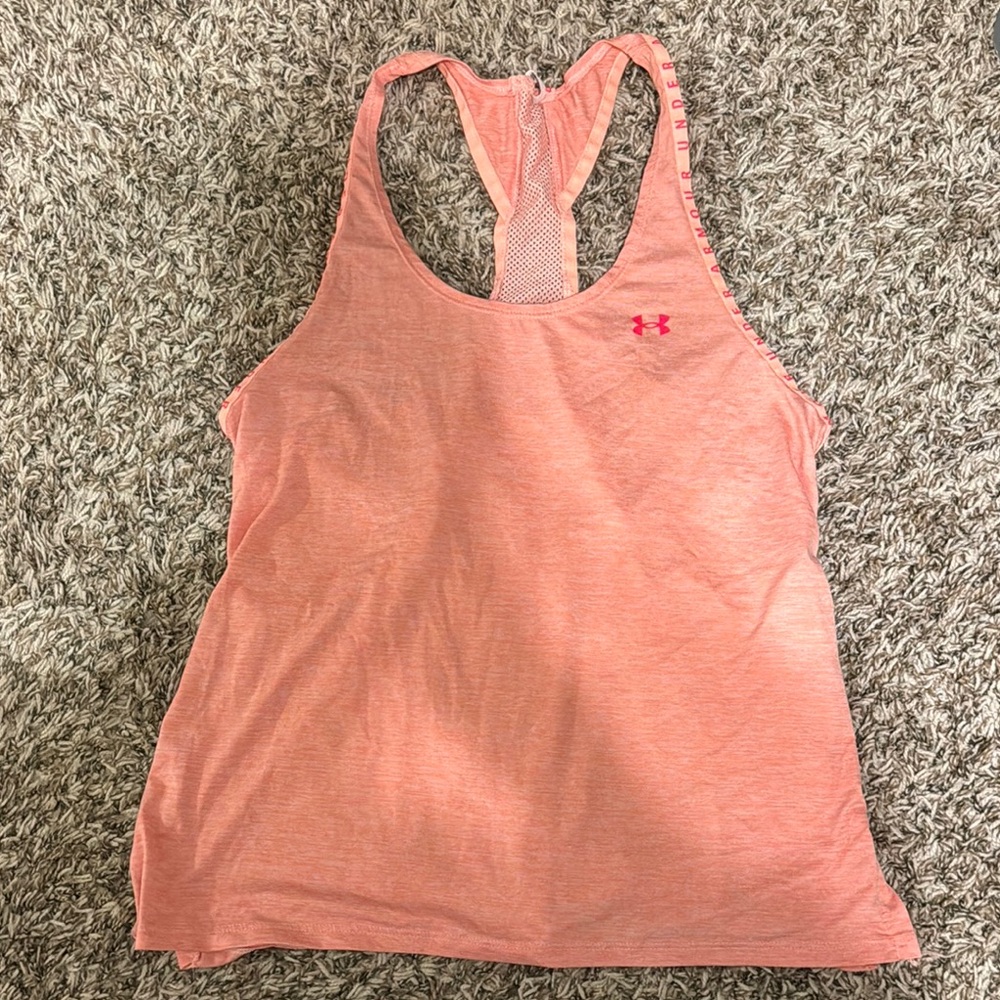 Under Armour Women's Pink Racerback Tank Top